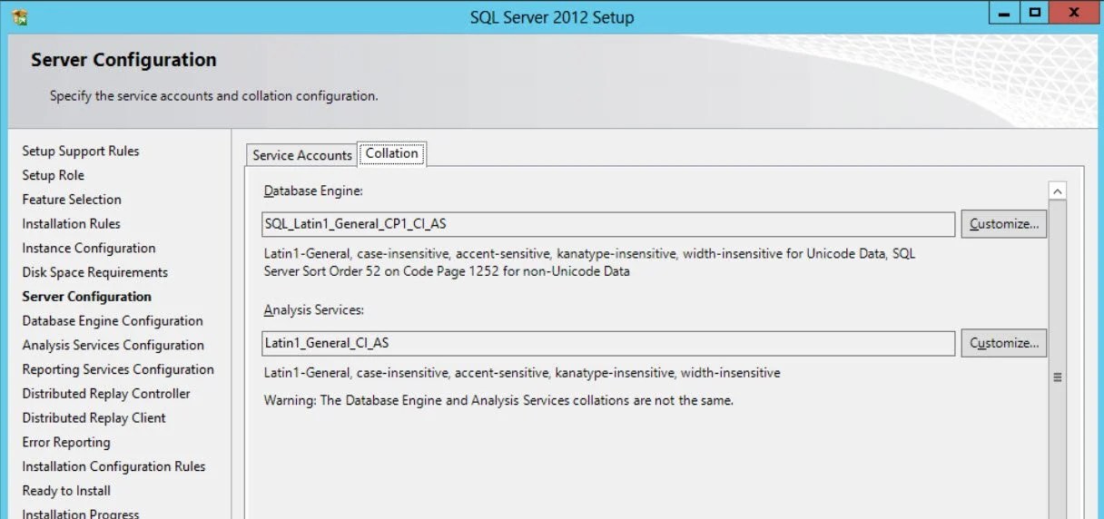 SQL SERVER Case of Different Default Collation on Two Servers SQL