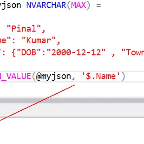SQL SERVER 2016 Opening JSON with OPENJSON() SQL Authority with