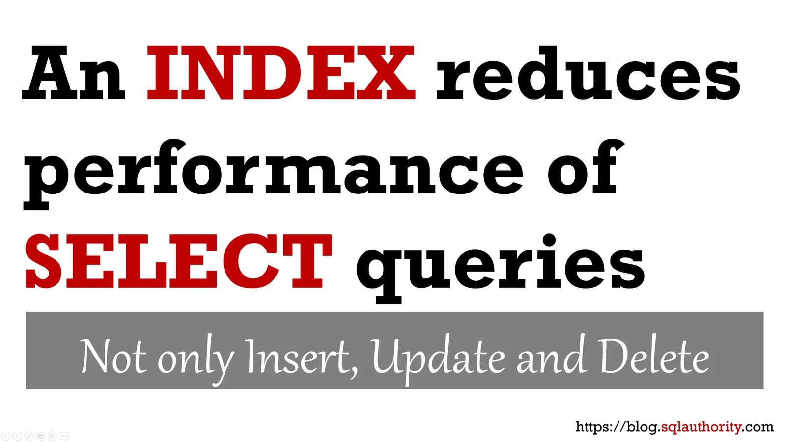 Can an Index Reduce Performance of SELECT Query? Interview Question