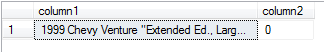 Import Flat File - fixed width import result