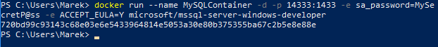 How to start SQL Server Docker container in few simple steps ...