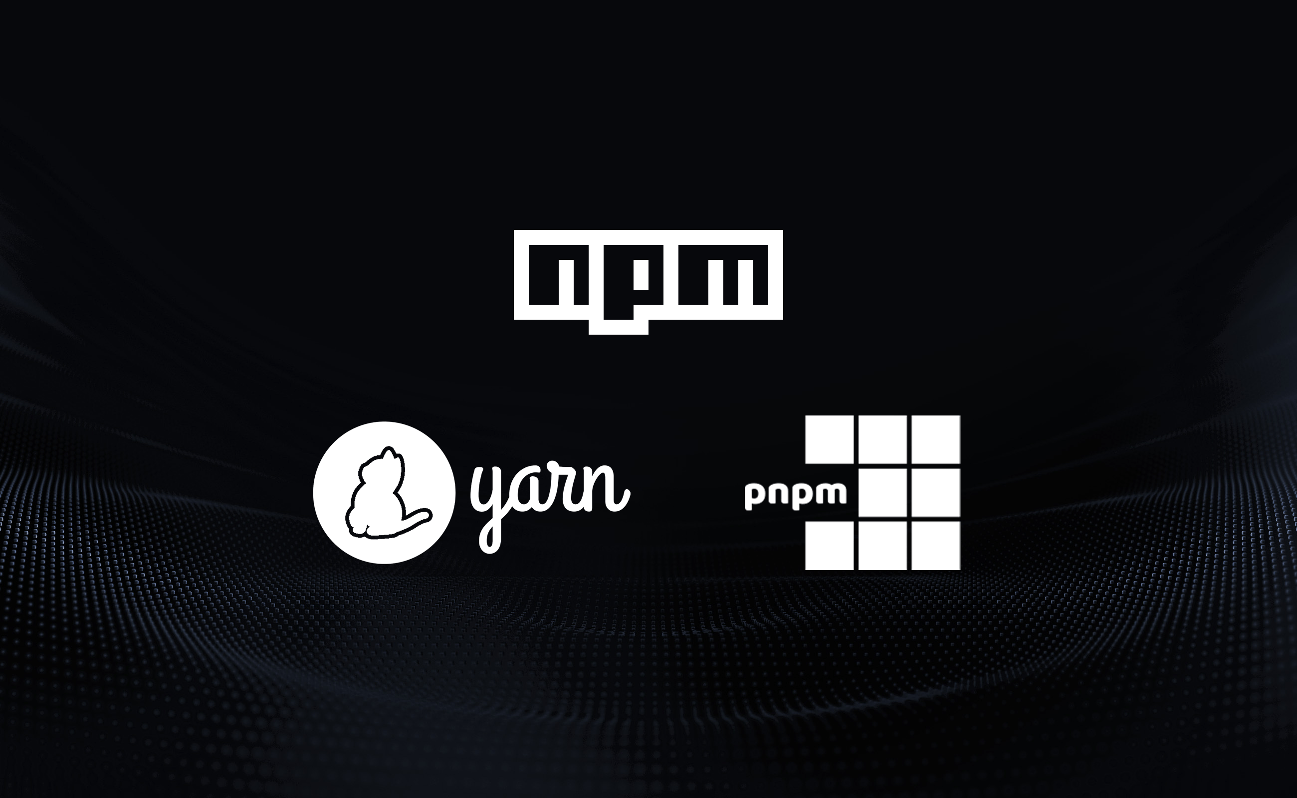 npm, yarn and pnpm are now supported natively in Containers