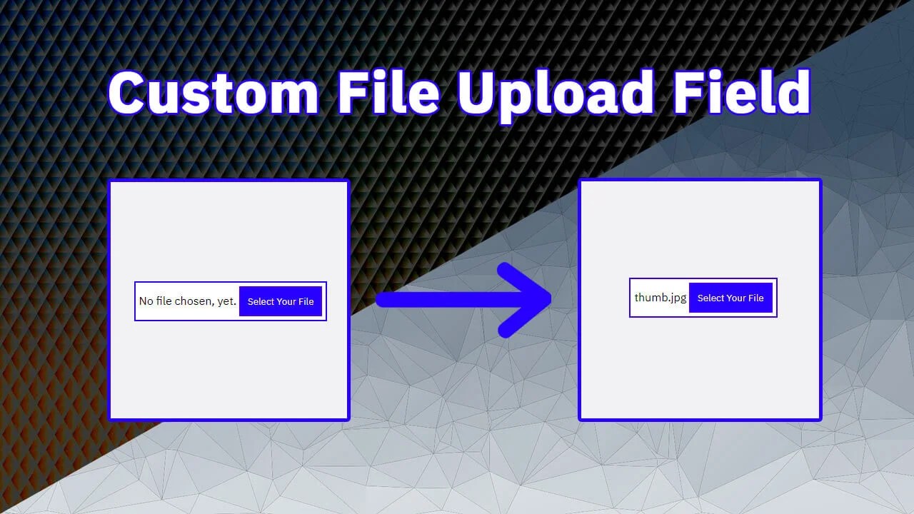 Custom File Upload Button Stackfindover