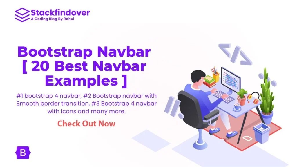 Bootstrap Navigation Bar [ 20 Best Navbar Examples ]