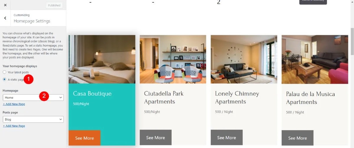 How to set homepage in WordPress? Stackfindover