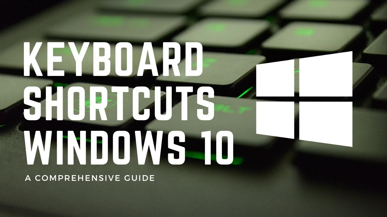 Windows 10 Keyboard Shortcuts Boost Your Productivity