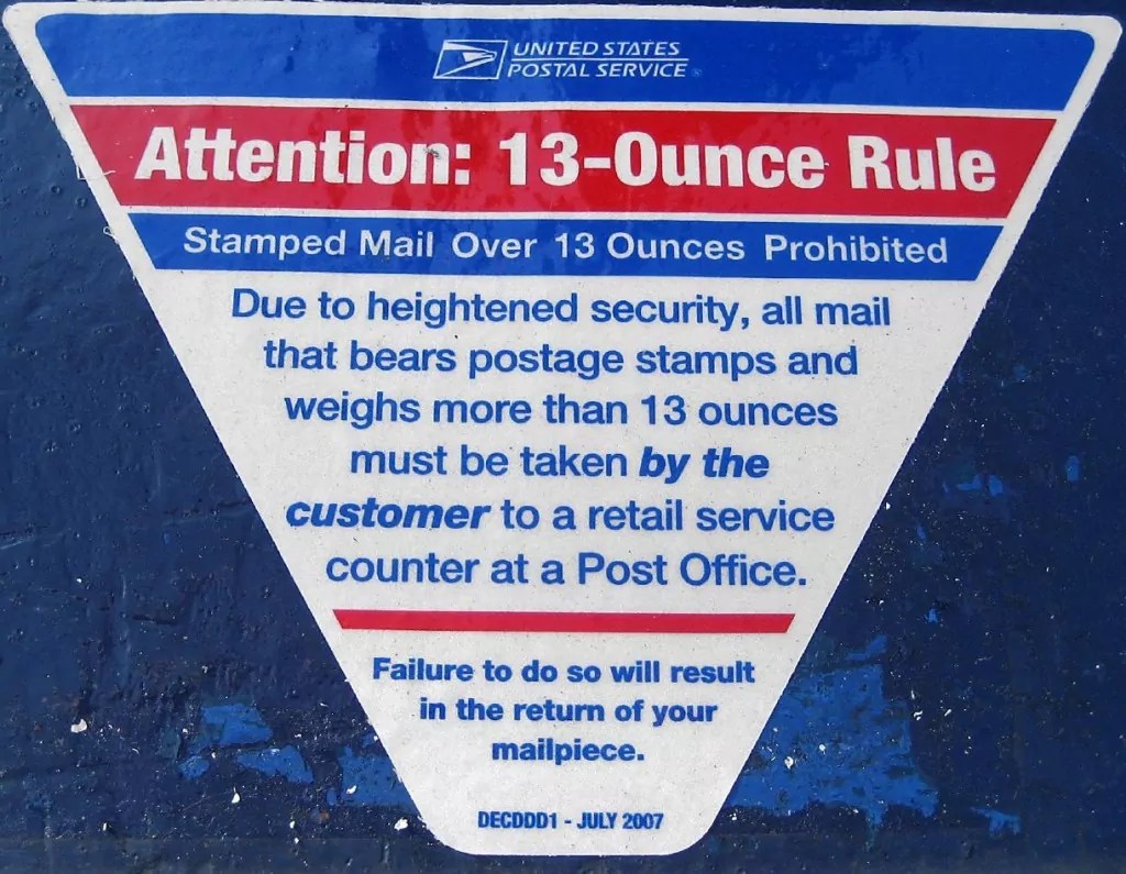 Understanding the USPS 13 Ounce Mail Rule Blog