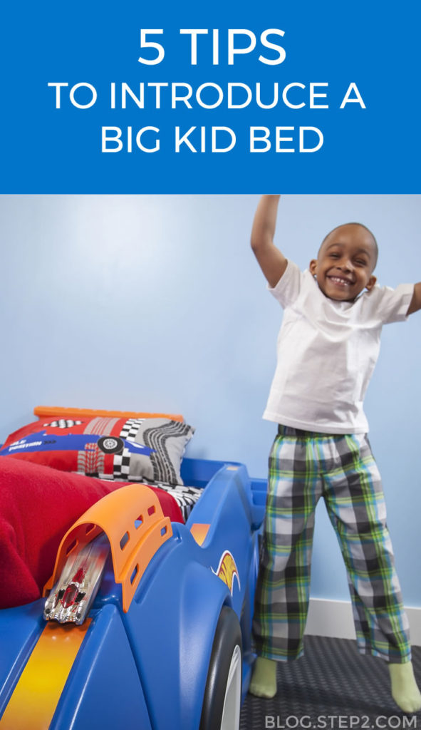 Tips for transitioning from the crib to a big kid bed