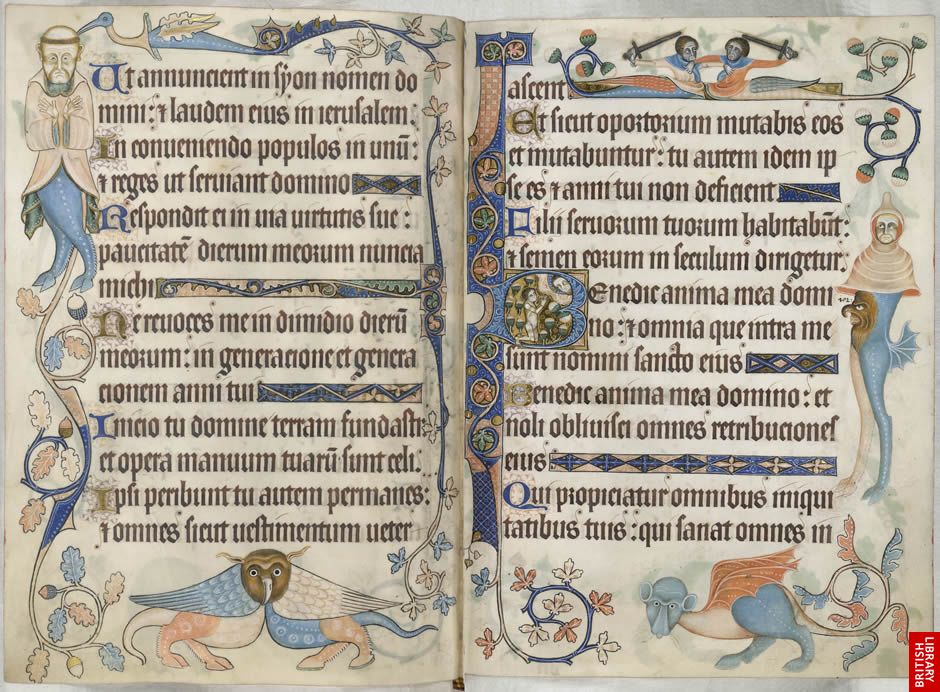 psalter Art History Glossary