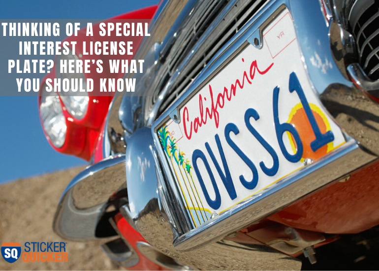 Thinking of a Special Interest License Plate? Here’s What You Should