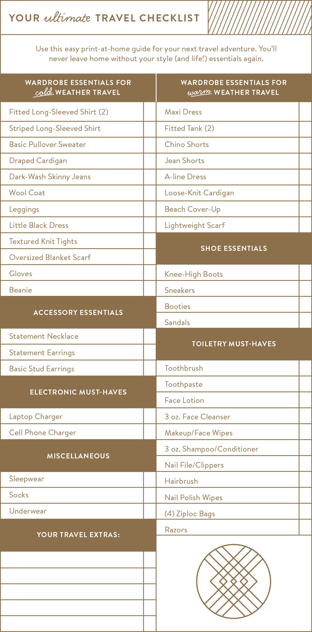 Your Ultimate Travel Checklist