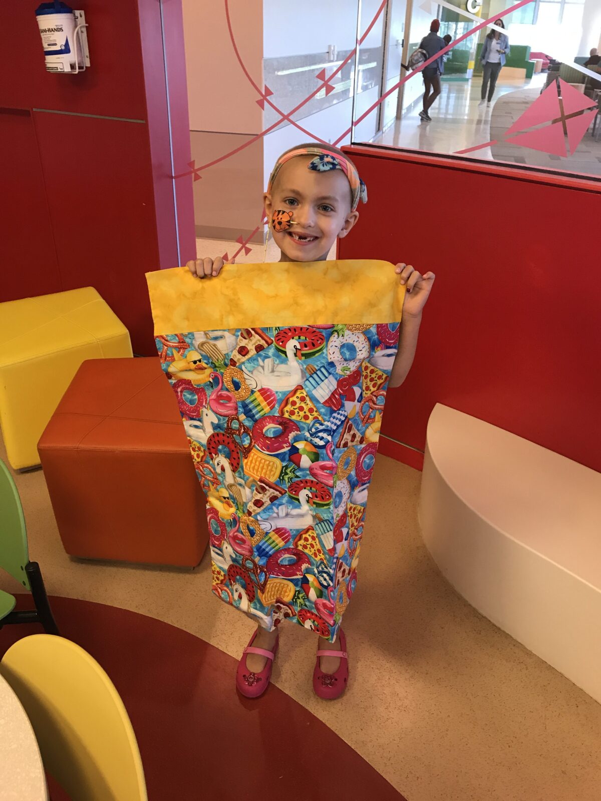 Sewing Pillowcases for Charity Ryan's Case for Smiles Sulky