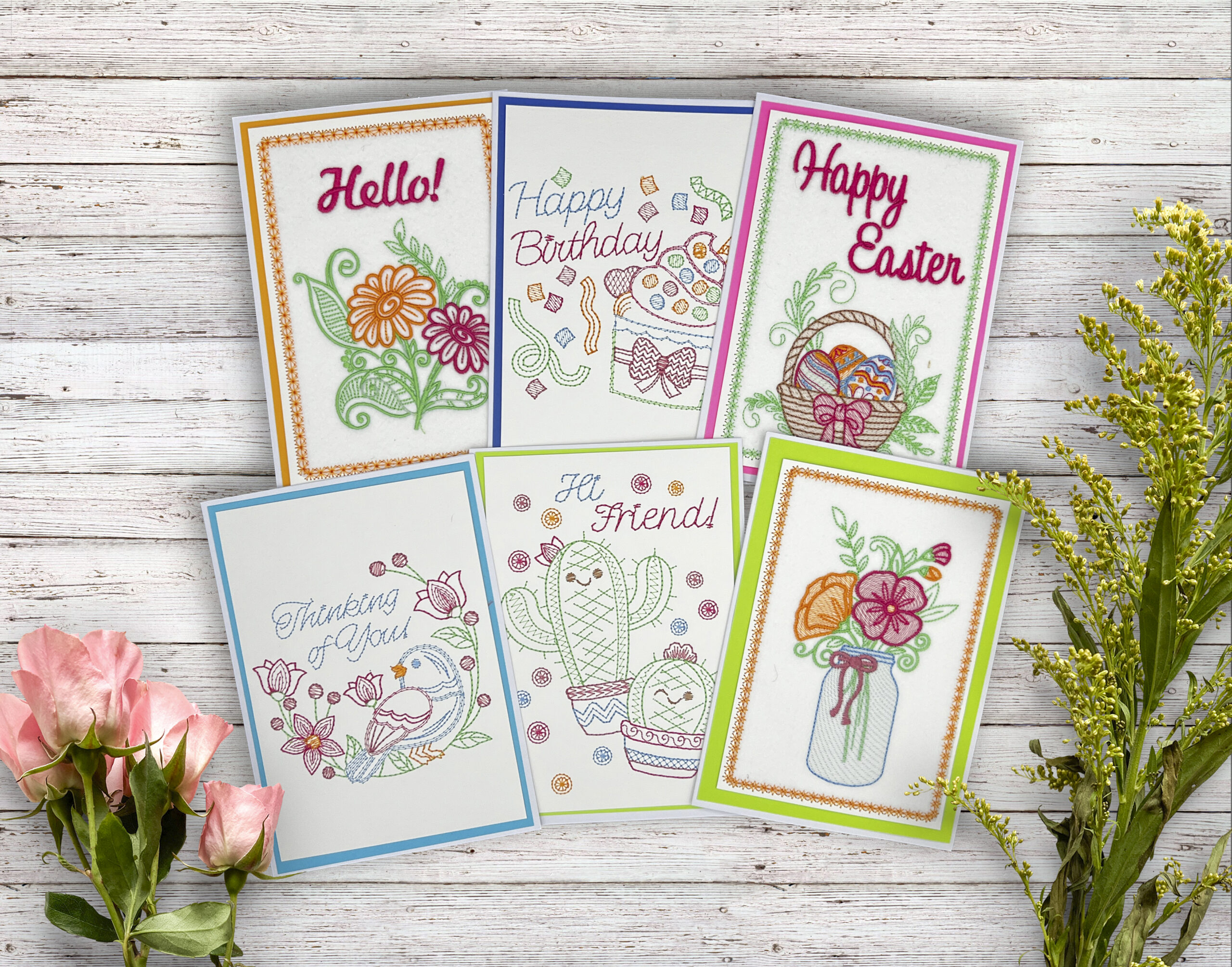 Embroidered Greeting Cards in the Hoop We'll Teach You How! Sulky