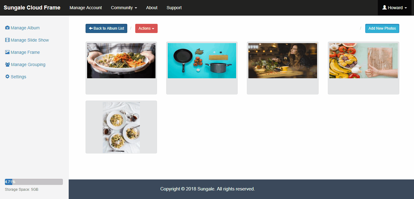 How to Rotate Photos in Cloud Frame site SUNGALE Blog