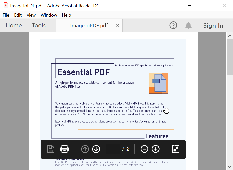 How to Convert Image to PDF in Core Syncfusion Blogs