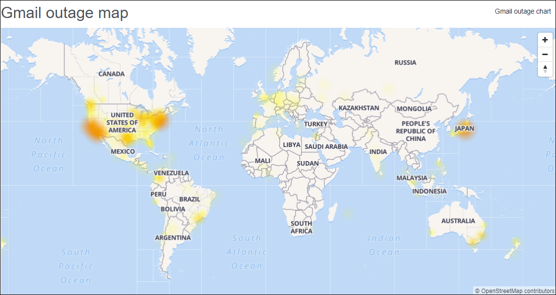 Google Services Massive Outage On Weekends Outage Report & Issues