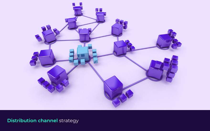 Distribution channel strategy in marketing, check examples