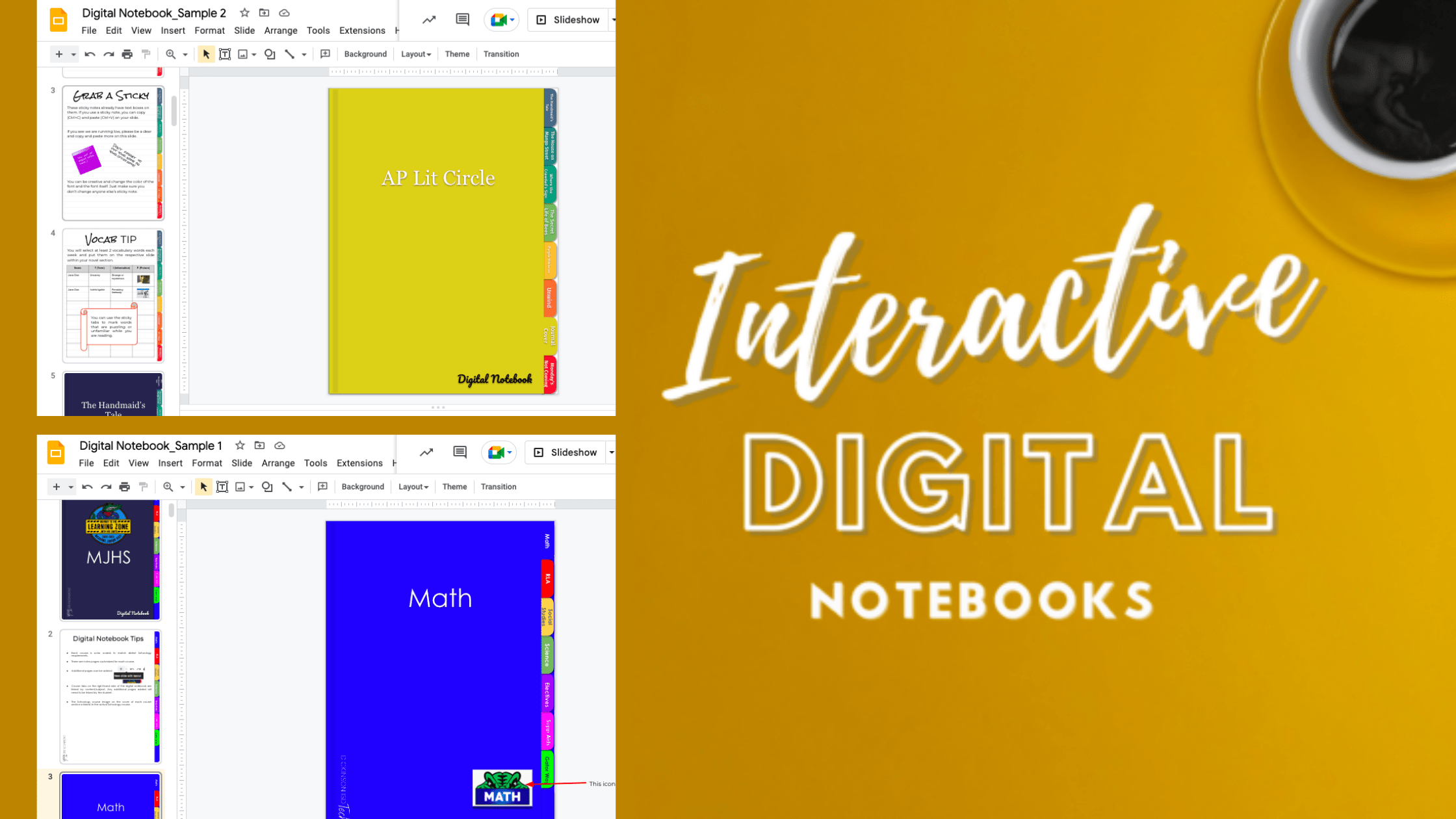 Interactive Digital Notebooks Examples, Tips, and Templates