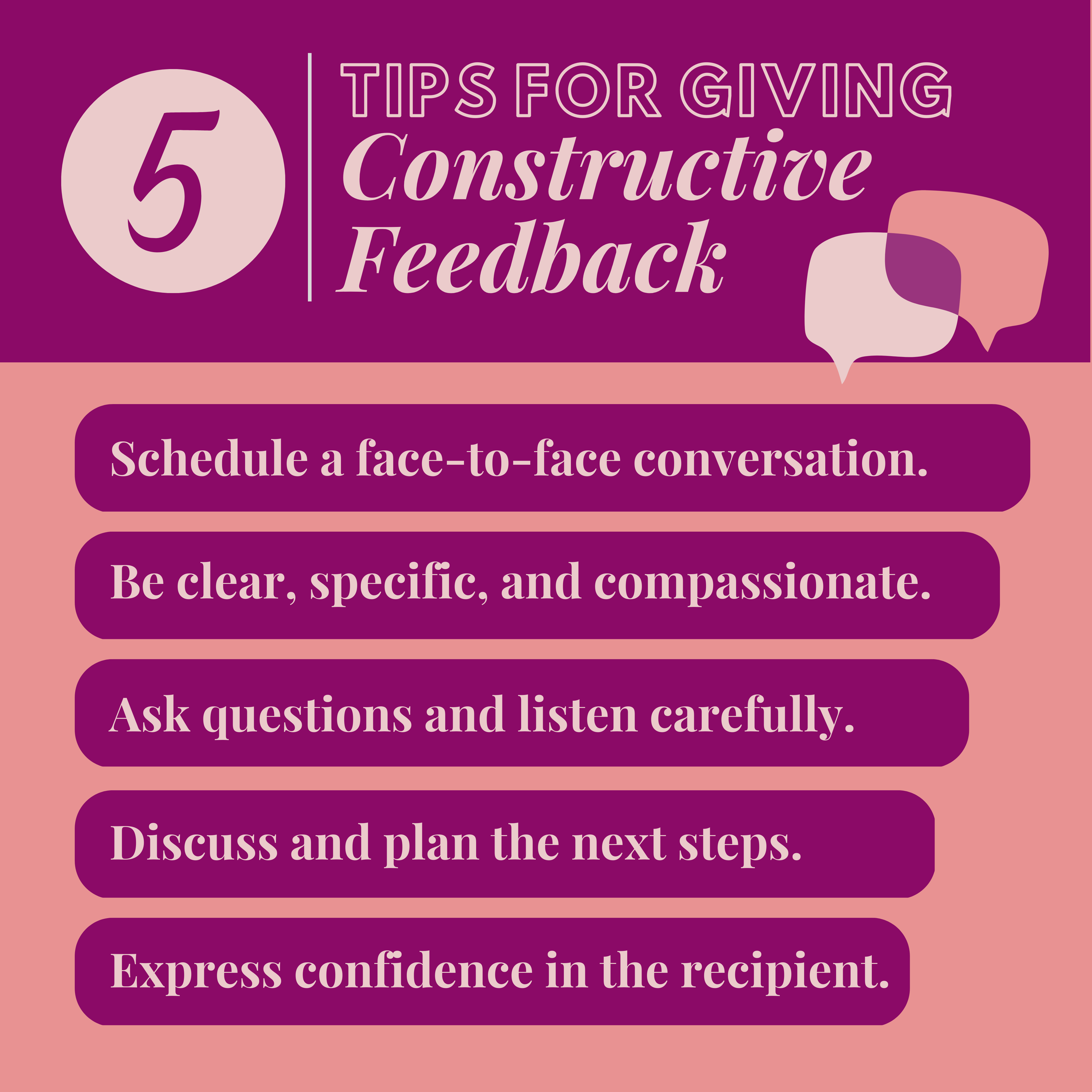Giving Effective Feedback