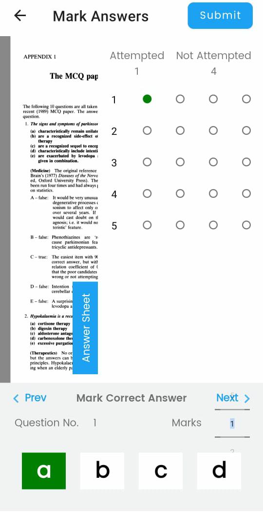 Online Tests and MCQ Assessments