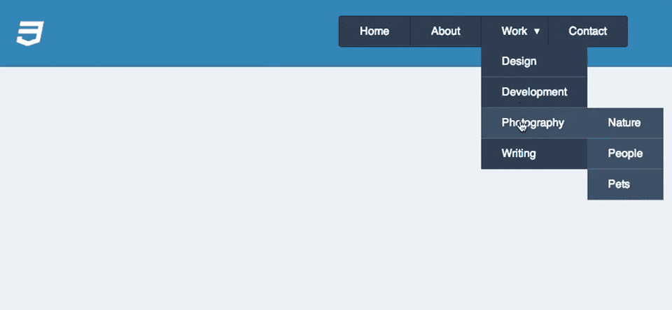 How to Create a Simple CSS Dropdown Menu Treehouse Blog