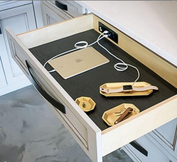 Ask an electrical safety officer Is installation of an electrical outlet inside a drawer