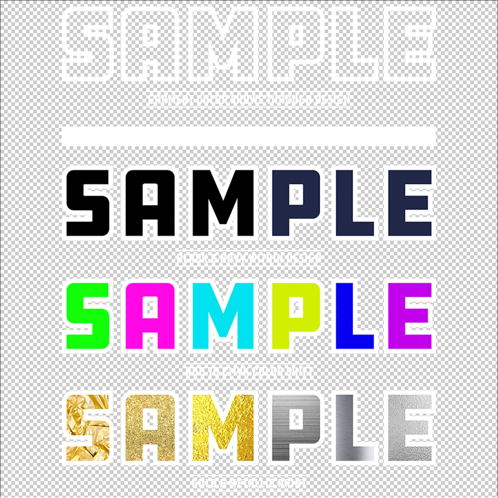 Sample Design on Transparent Background