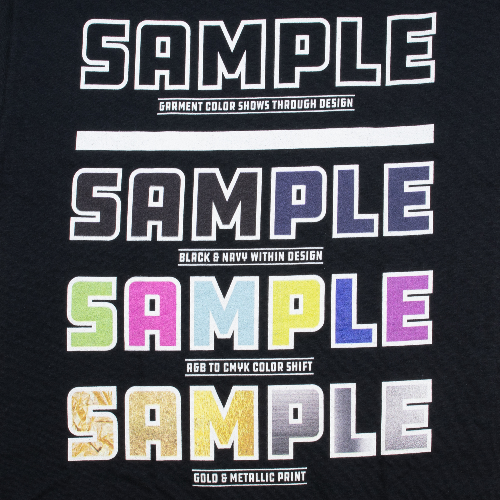 Actual Print on Gildan Brand Tee