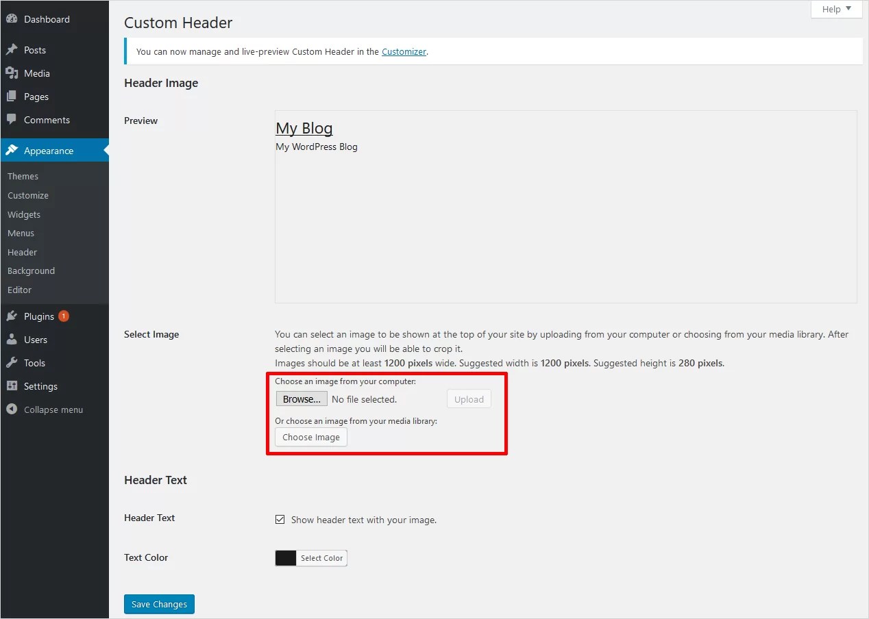 How to Implement WordPress Custom Header Per Page