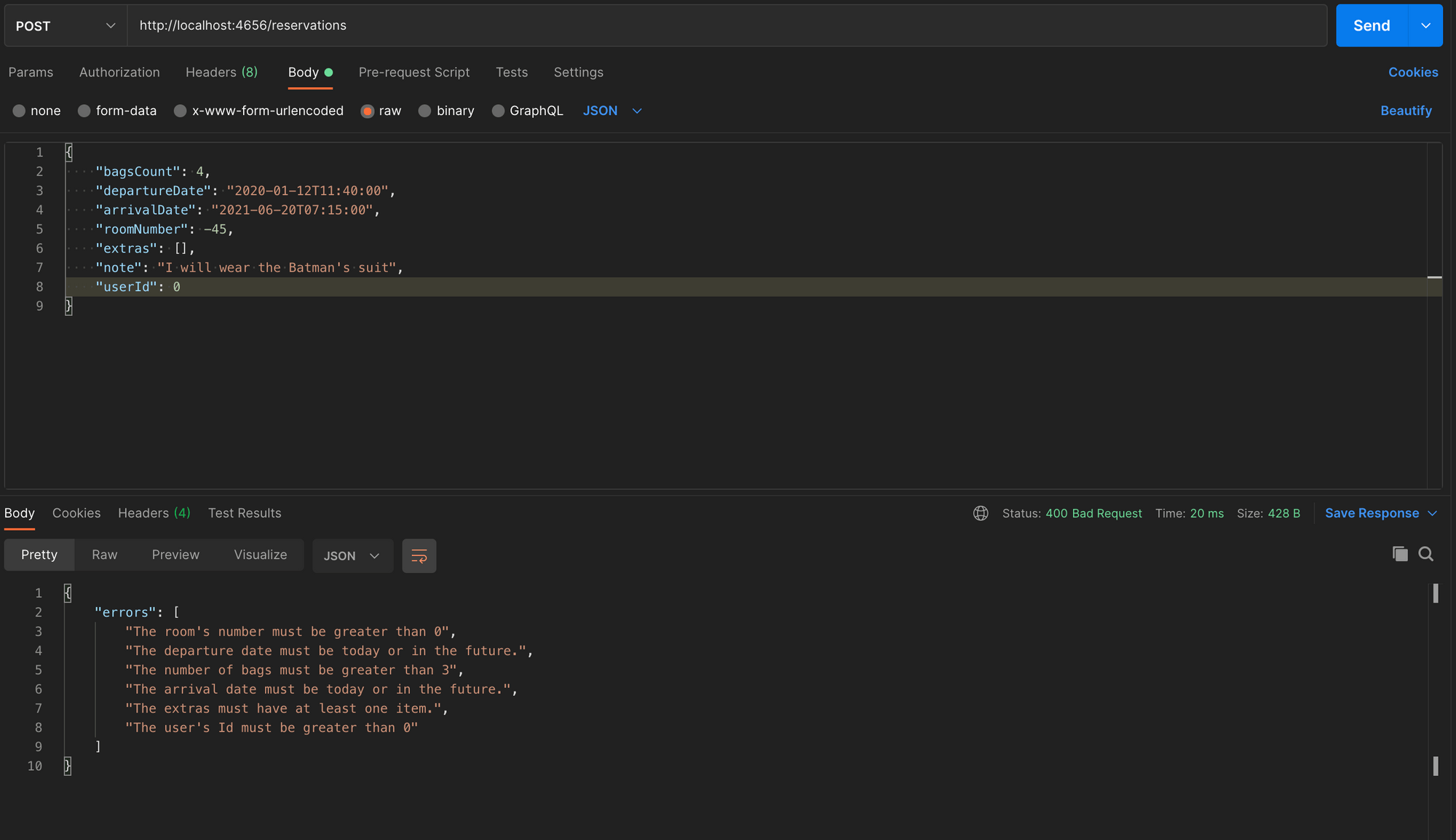 Validate Request Body and Parameter in Spring Boot