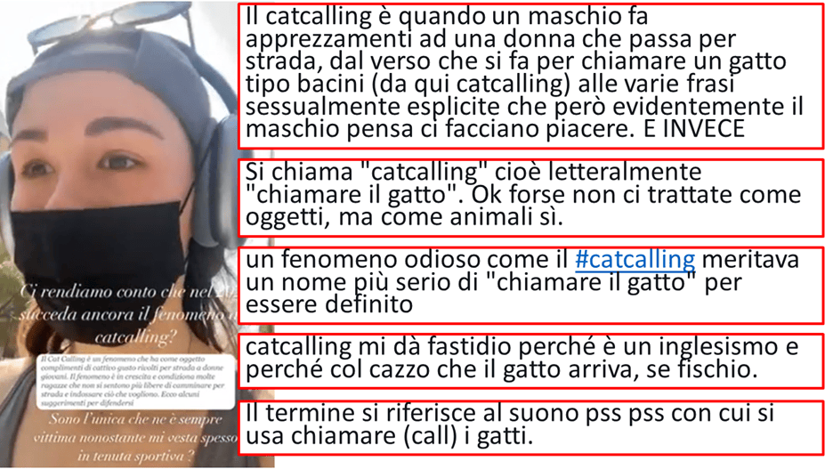 Terminologia etc. » » Catcalling non c’entrano i gatti!