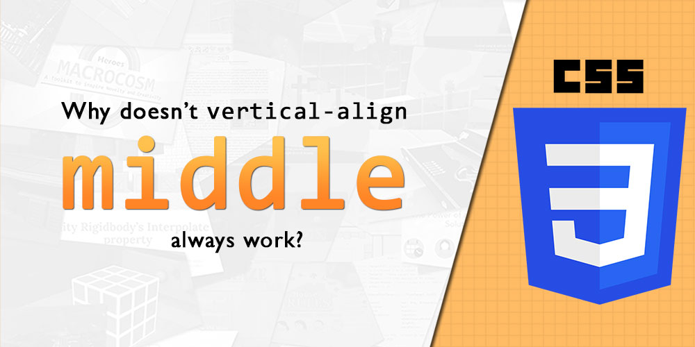 Html figure vertical align