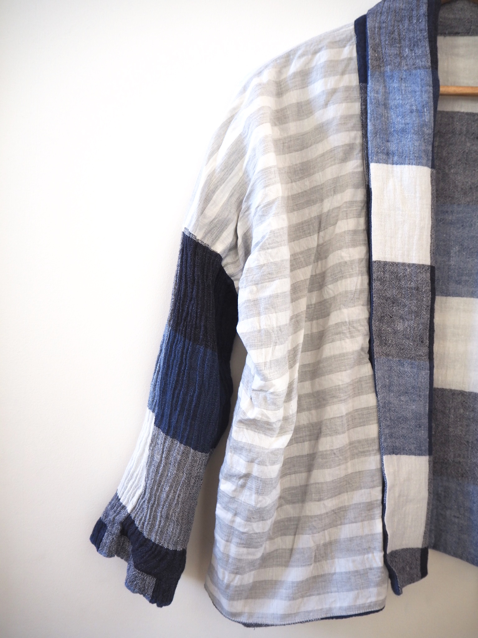 My Wiksten Unfolding Jacket in Crinkle Linen Sew Tessuti Blog