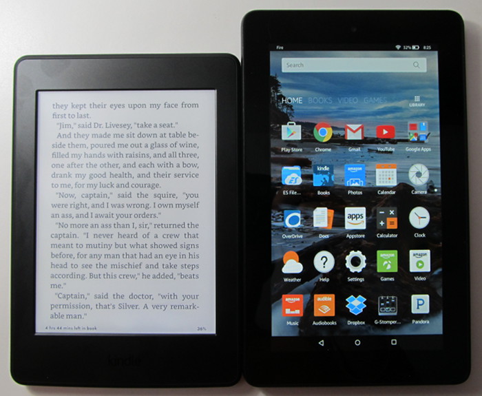 Kindle Paperwhite 3 vs 49 Fire Tablet Comparison Review