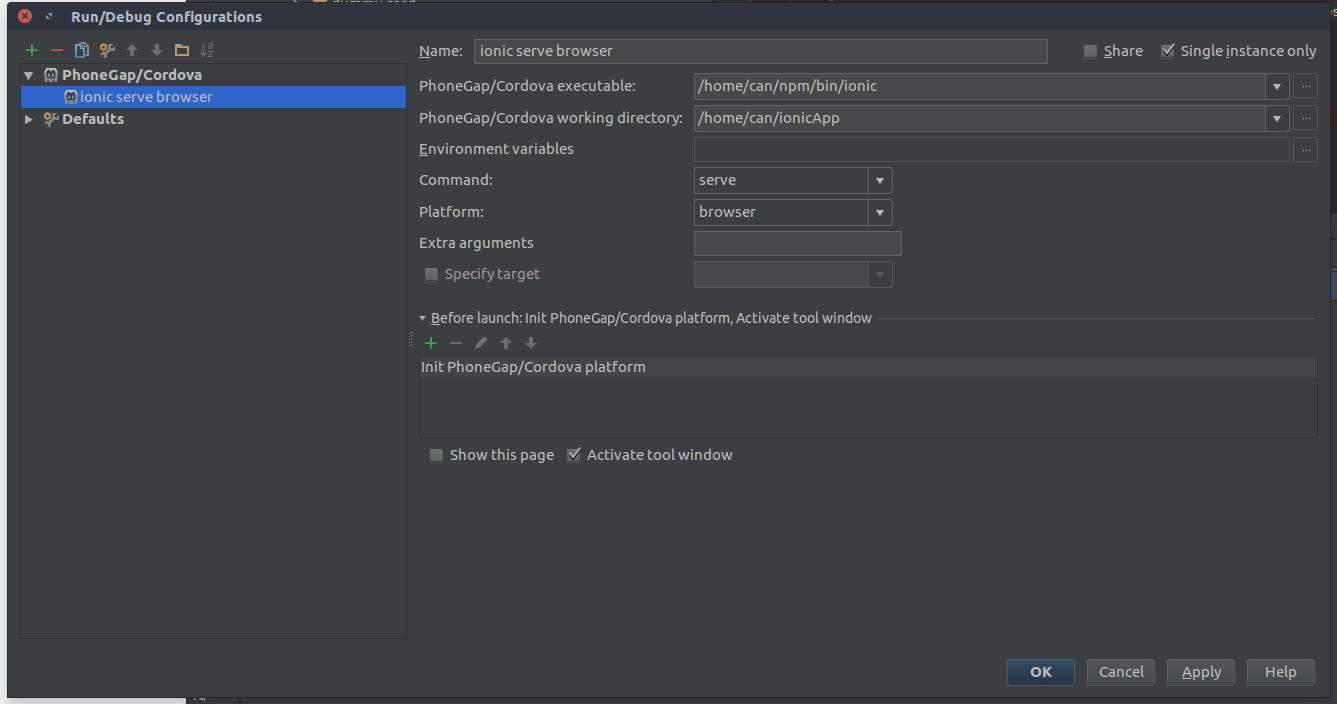 Setup Ionic 2 + TypeScript Debugging with IntelliJ/Storm/Jetbrains