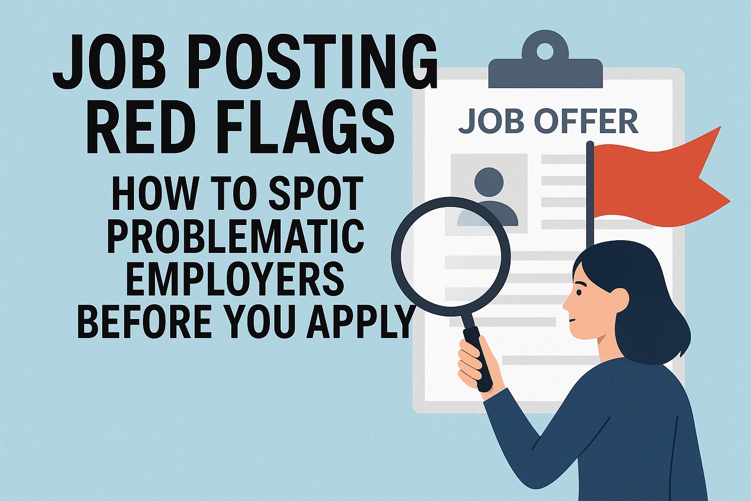 Job Posting Red Flags: How to Spot Problematic Employers Before You
