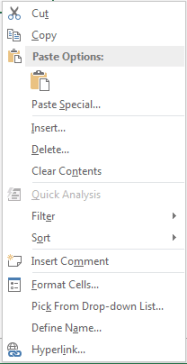 Context Menu