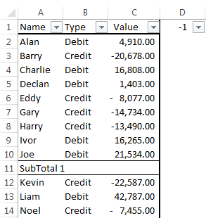 Final screen shot of example converting numbers to 