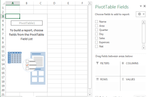 Pivot Table Options