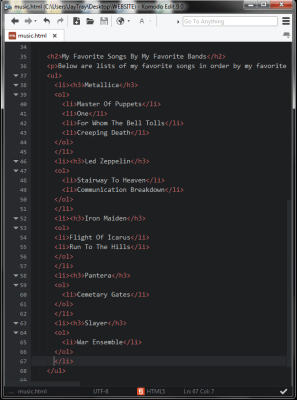 HTML Basics of Lists - The JayTray Blog