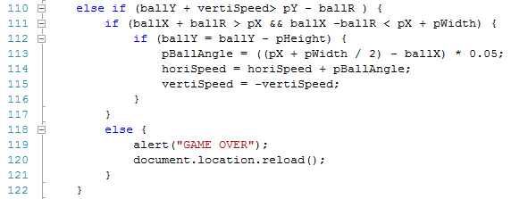 arkanoid game tutorial draw function for pbangle