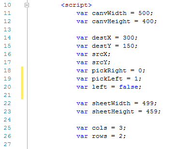 update image of variables for sprite sheet animation