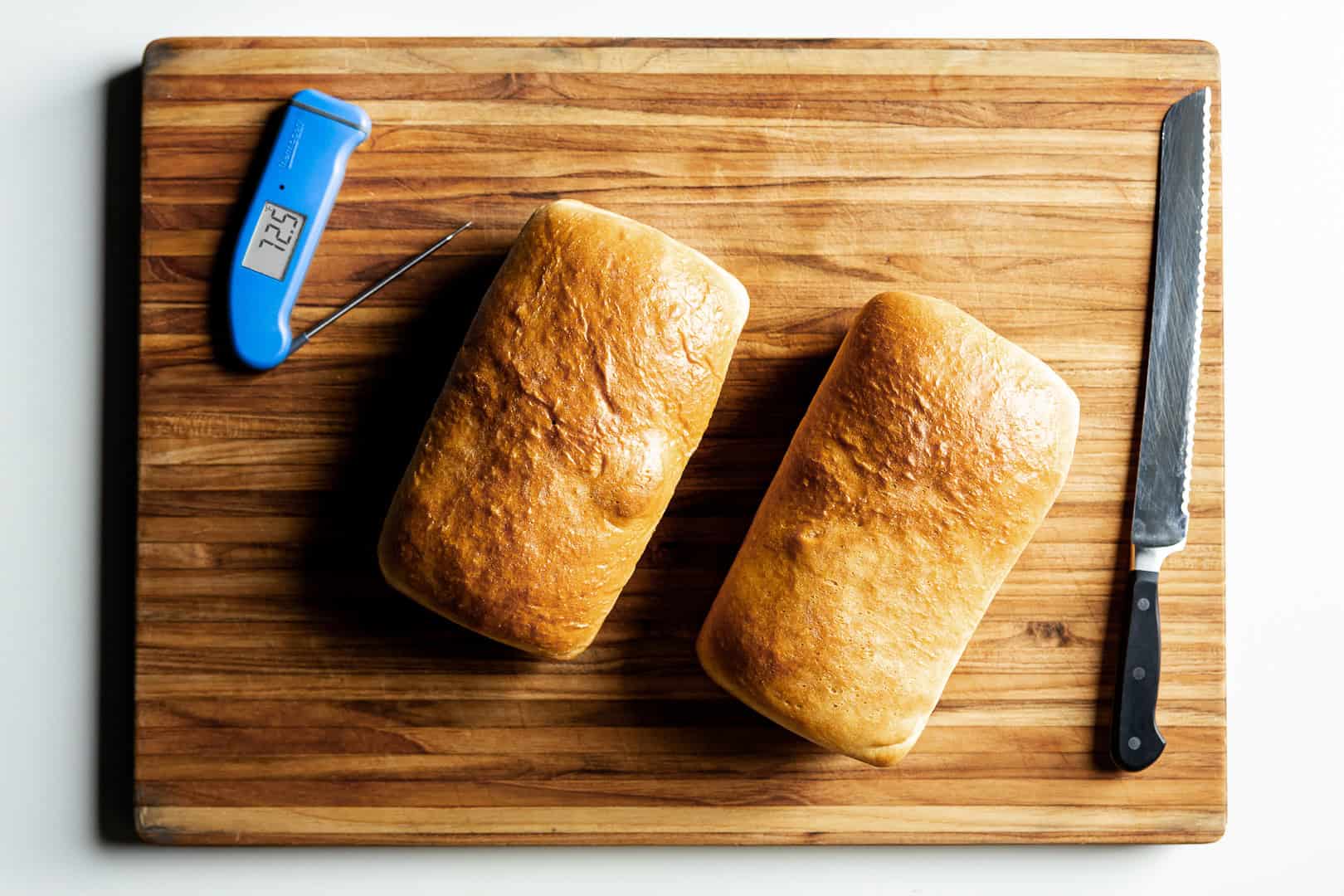 Baked goods doneness temps