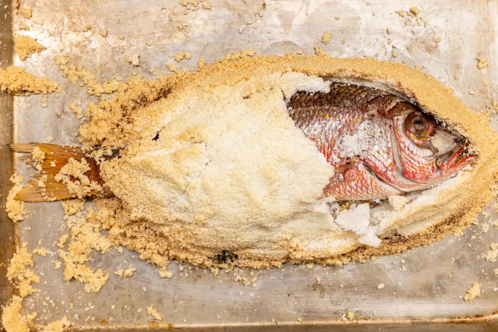 Salt Crusted Fish