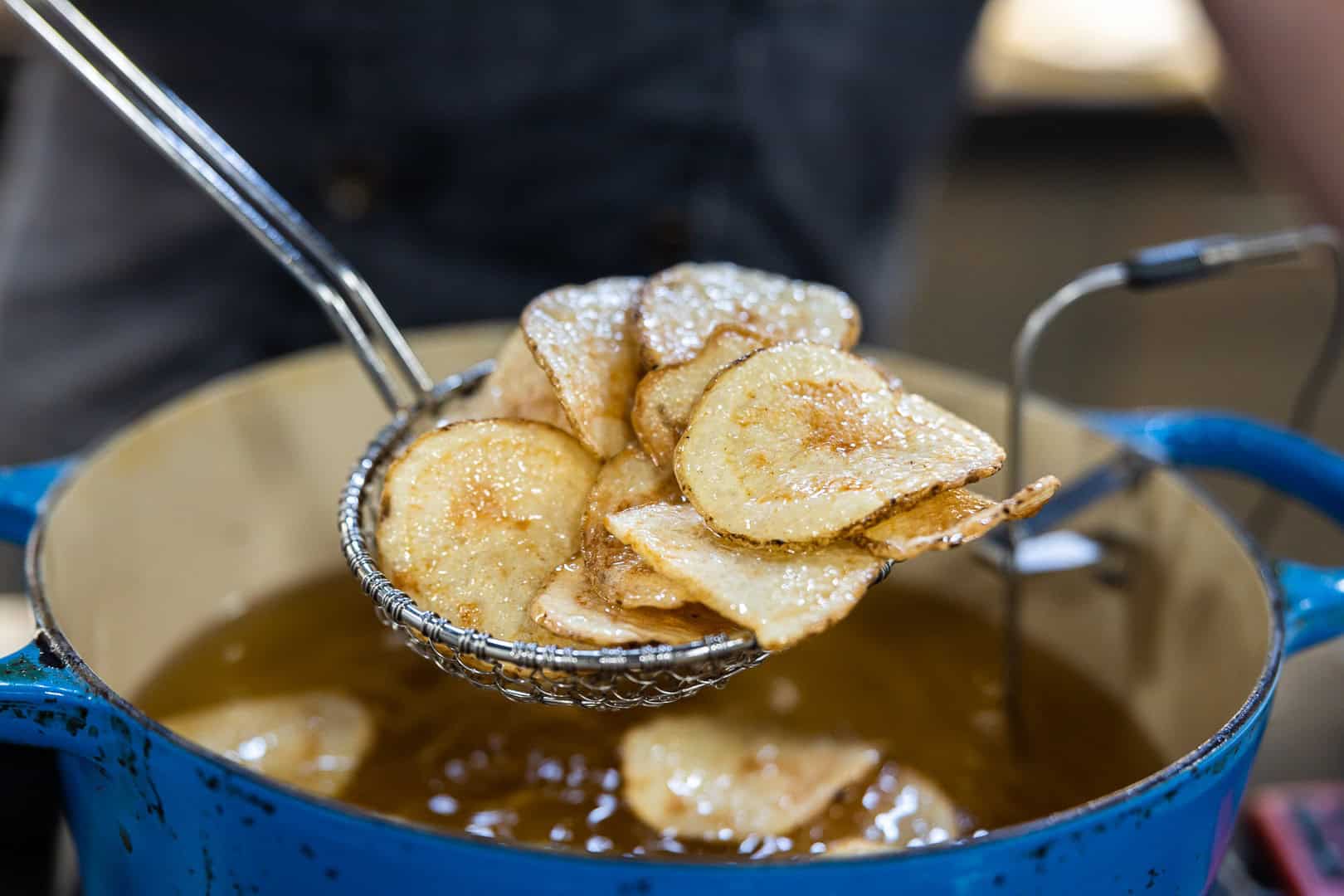 Homemade Potato Chips Crispy, Tasty, Temperature Perfect ThermoWorks