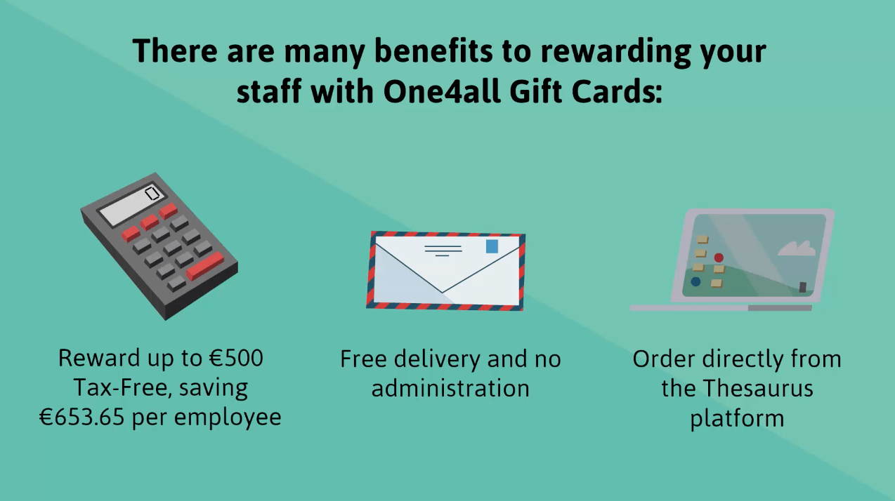 One4all Gift Card TaxFree Staff Rewards & Benefits Thesaurus