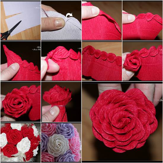 Flores Faciles De Papel Crepe ¿Cómo Hacer Flores de