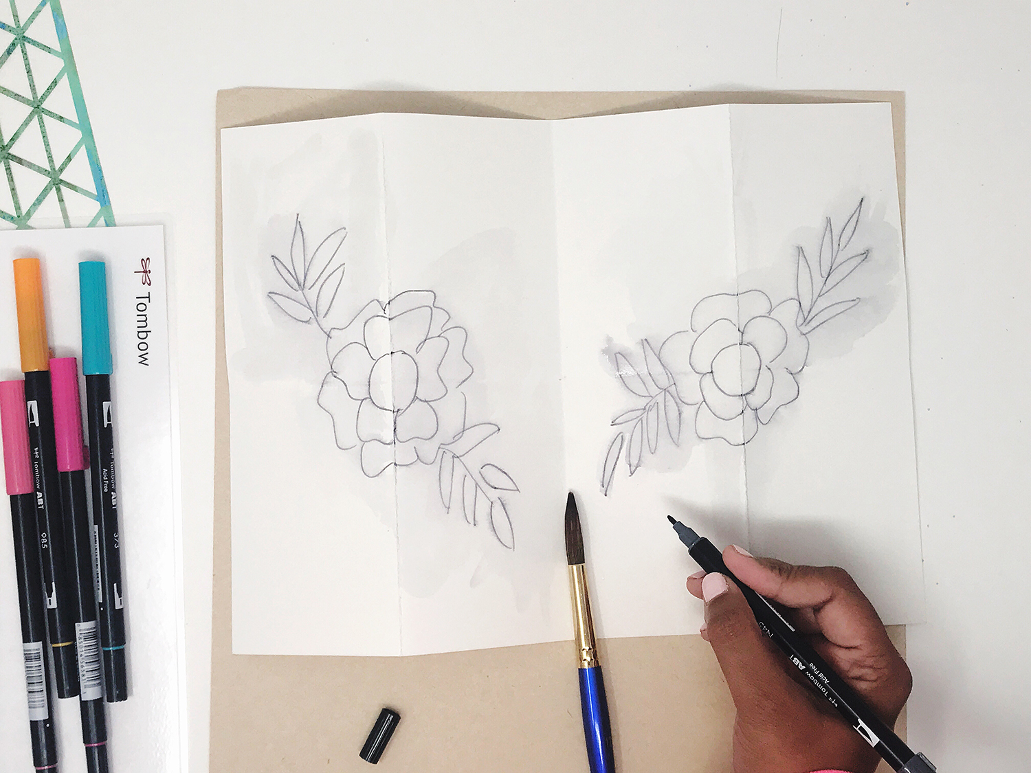 How to Make a Mini Art Journal from Scratch Tombow USA Blog
