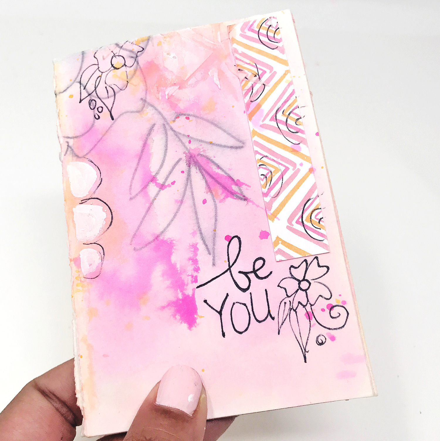 How to Make a Mini Art Journal from Scratch Tombow USA Blog