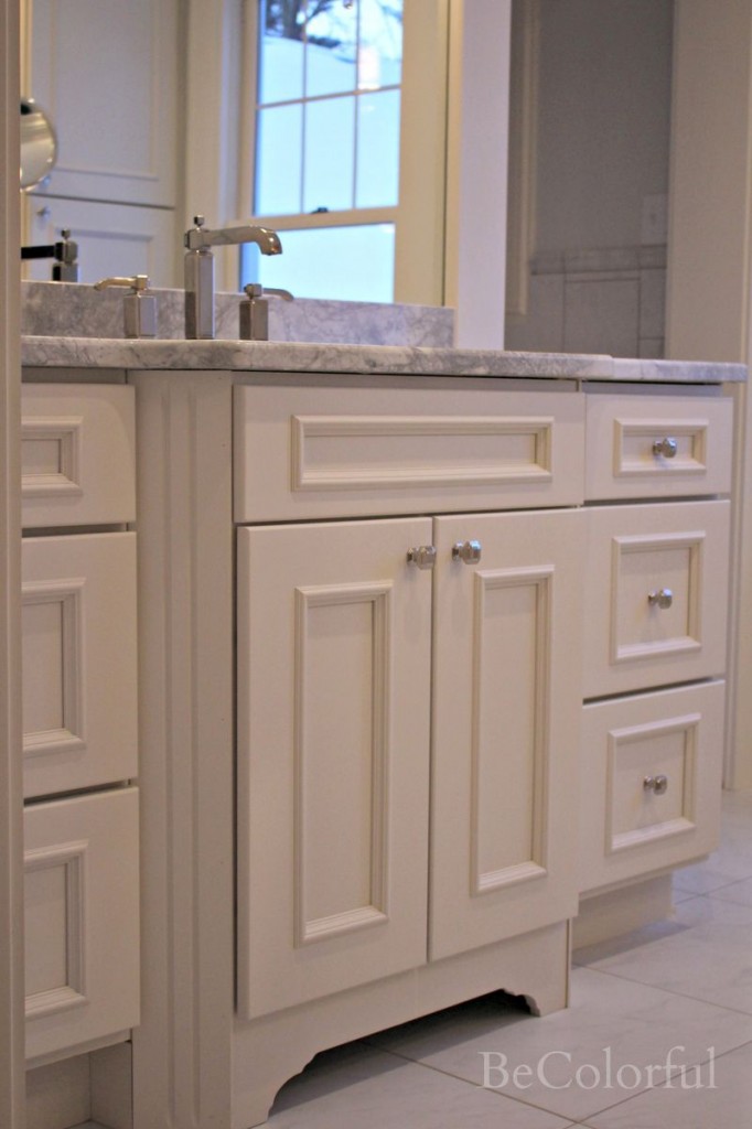 Spotlight Master Bathroom Renovation with Top Knobs Chareau Collection